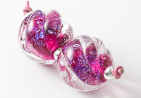 Dichroic Swirly Lampwork Beads alternative view 2