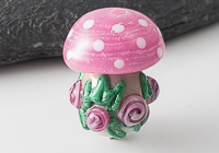 Toadstool Lampwork Bead