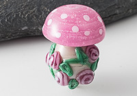 Toadstool Lampwork Bead alternative view 1