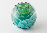 Dahlia Lampwork Bead alternative view 2