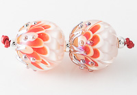 Lampwork Dahlia Beads