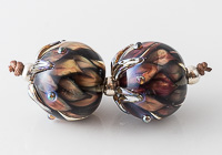 Lampwork Dahlia Beads