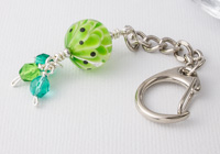 Green Dahlia Handbag Charm