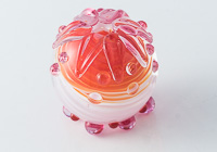 Lampwork Dahlia Bead alternative view 2