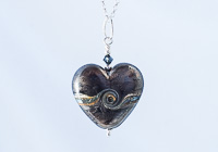 Heart Lampwork Pendant alternative view 2