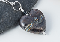 Heart Lampwork Pendant