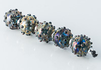 Metallic Bumpy Lampwork Beads alternative view 2