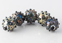 Metallic Bumpy Lampwork Beads alternative view 1