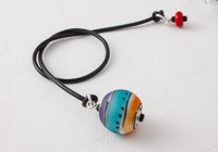 Orange Rainbow Lampwork Bookmark alternative view 1