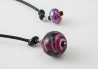 Fuchsia Lampwork Bookmark Fuchsia Lampwork Bookmark