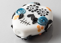 Lampwork Skull Bead alternative view 2