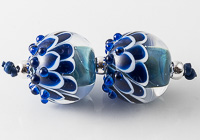 Lampwork Dahlia Beads