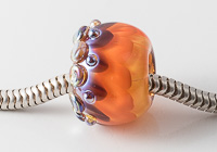 Dahlia Lampwork Charm Bead