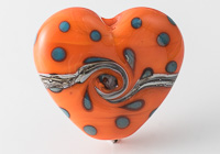 Lampwork Heart Bead alternative view 2