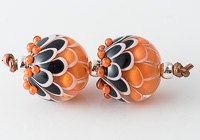 Lampwork Dahlia Beads