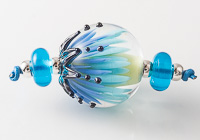 Lampwork Aster Bead Set