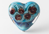 Lampwork Heart Bead alternative view 1