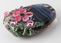 Flowery Lampwork Bead alternative view 1