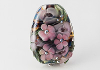 Flowery Lampwork Bead alternative view 2