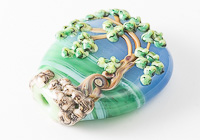 Tree Landscape Lampwork Bead alternative view 2