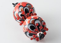 Lampwork Dahlia Beads alternative view 2