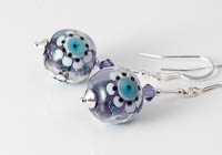 Dichroic Lampwork Earrings alternative view 1