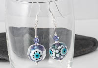 Dichroic Lampwork Earrings alternative view 2