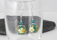 Flowery Lampwork Earrings alternative view 2