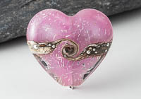 Dichroic Lampwork Heart Bead alternative view 1