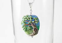 Lampwork Tree Pendant