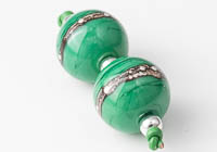 Green Lampwork Beads alternative view 1