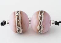 Pink Lampwork Beads