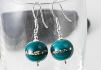 Teal Lampwork Earrings alternative view 1