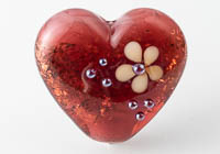 Lampwork Heart Bead