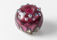 Dahlia Lampwork Charm Bead alternative view 2