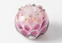 Dahlia Lampwork Charm Bead alternative view 2