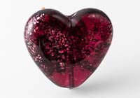 Dichroic Lampwork Heart Bead alternative view 2