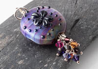 Flowery Lampwork Pendant alternative view 1