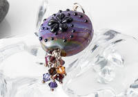 Flowery Lampwork Pendant alternative view 2