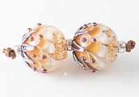 Lampwork Dahlia Beads alternative view 1