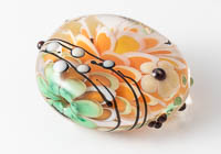 Lampwork Dahlia Bead alternative view 1