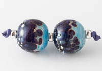 Lampwork Swirly Beads