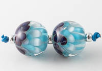 Lampwork Dahlia Beads