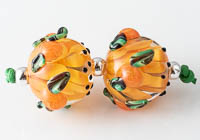 Lampwork Dahlia Beads