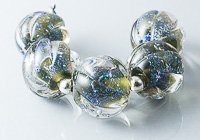 Dichroic Lampwork Beads