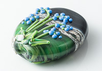 Bluebell Lampwork Bead alternative view 2