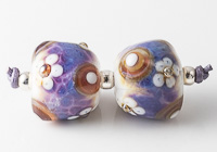 Flowery Lampwork Beads