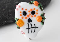 Lampwork Skull Bead