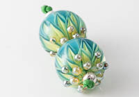 Lampwork Dahlia Beads alternative view 1