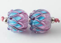 Lampwork Dahlia Beads